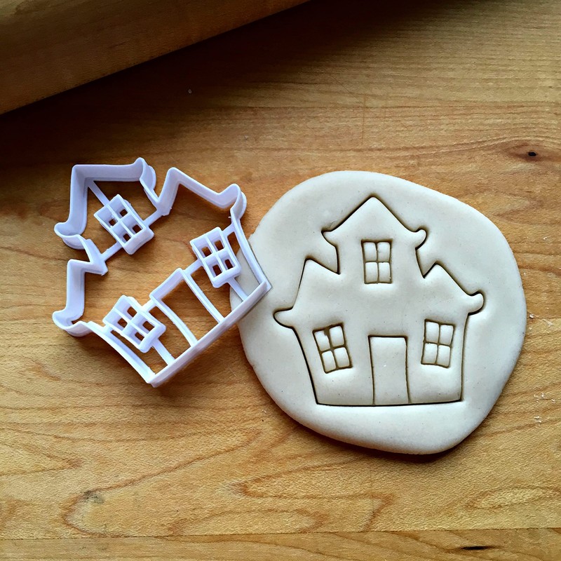 Sweet Prints Inc Haunted House Cookie Cutter - Dishwasher Safe