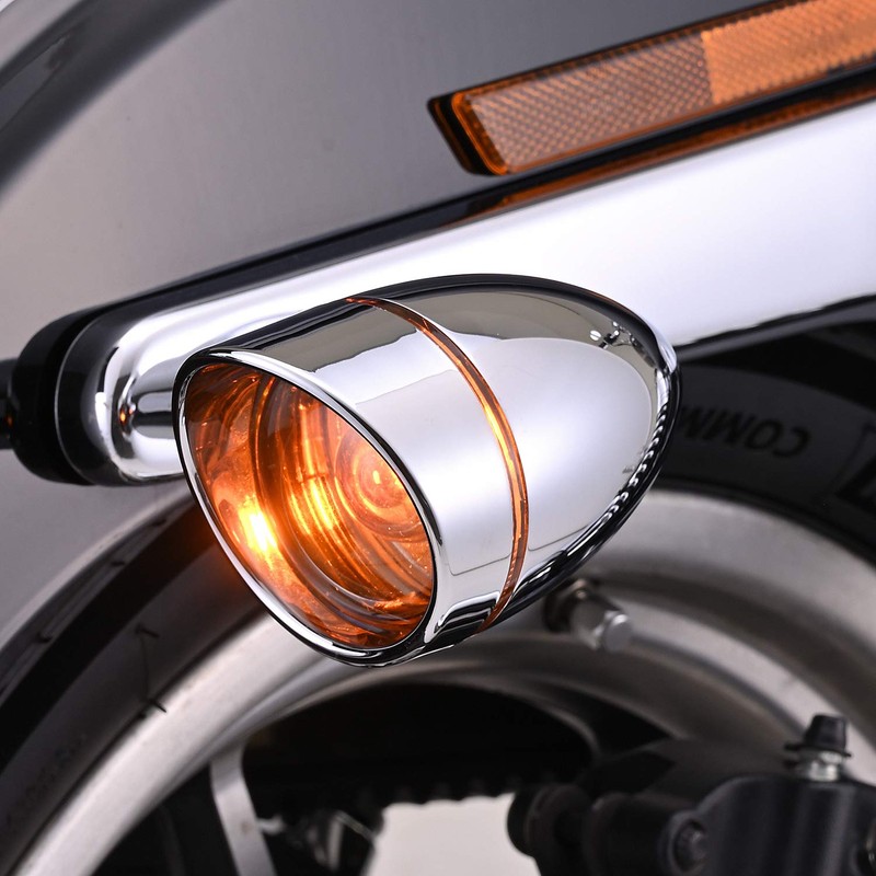 Daytona 72781 Bezel Type Turn Signal Lens Kit, Smoke Lens