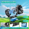 Misting Fan Portable Camping Fan 42800mAh Rechargeable with Remote Control,