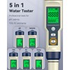 Pawfly Pool Salt Tester & pH Meter, 5 in 1
