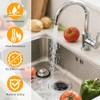 Garbage Disposal Splash Guard with Sink Drain Stopper Cover, Stainless