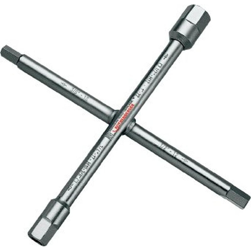 Rothenberger 351044 Sanitary Four Way Key, Silver, 3/8-1-Inch