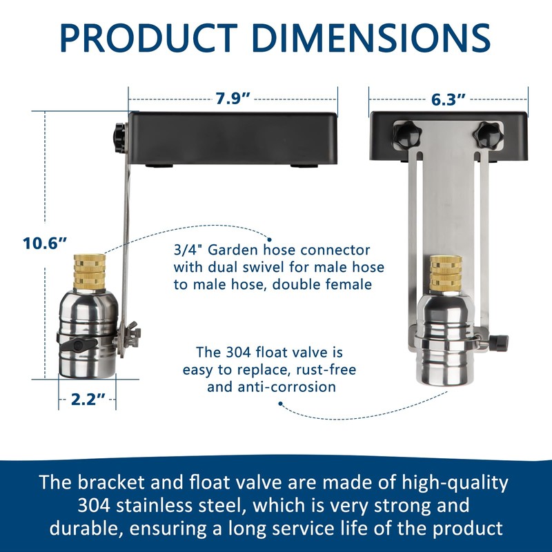 Automatic Pool Filler, Pool Water Leveler Auto Fill, Water Leveler