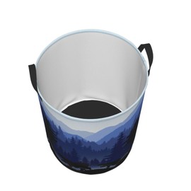 Bear Laundry Basket, 15.7" x 19.6" Waterproof Oxford Cloth Laundry Hamper Funny Foldable Tote Bag with Handles Clothes Storage Bucket Toy Organizer for Bathroom Bedroom