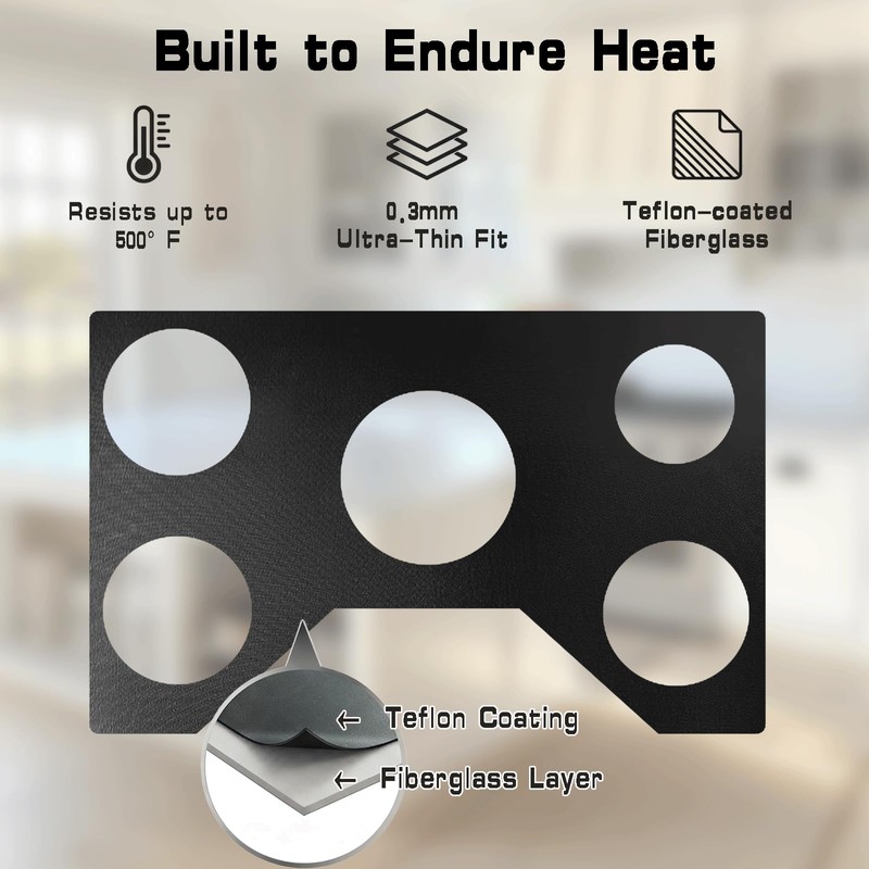 Stove Top Protector for GE 30” 5-Burner Gas Range