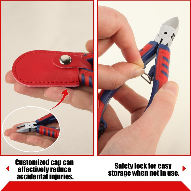 GOLD DEER Precision Diagonal Wire Cutting Pliers Wire Flush Cutter