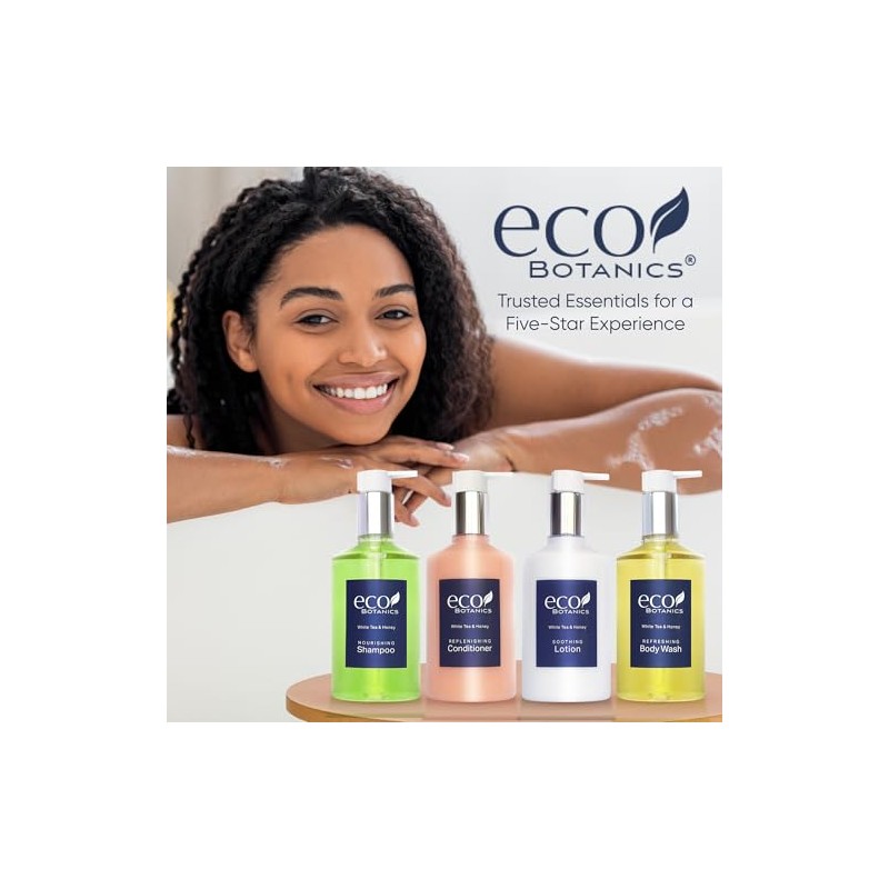 Hospitalidad diversificada, 10.14 oz. Amenities, Eco Botánicos, Complete Set