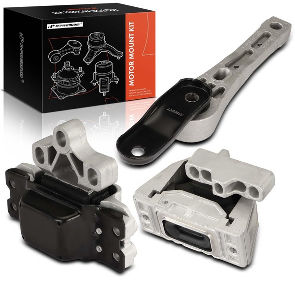 A-Premium 3PCS Engine Motor Mount and Transmission Mount Kit Compatible