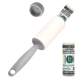 Secret Stash Roller Diversion Safe - 2 in-1 Reusable Lint Remover for Pet Hair - Sticky Lint Roller for Couch, Clothes Furniture, & Carpet - Secret Hidden Stash Containers for Keys Cash, and Valuables