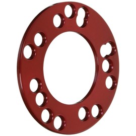 HKB SPORTS Racing Wide Spacer (4 and 5 Holes), P.C.D.100-114.3 0.2 inches (5 mm), Red, 2 Pieces HKRWSR5