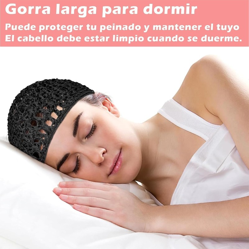 3 Piezas Red Para Cabello, Redecilla De Malla, Hair Nets