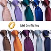 DiBanGu Mens Tie Ring Solid Tie Accessories with Diamond for