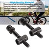 BONKZEBU 2 PCS M5 X 40mm Titanium Cycling Seat Post