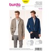 Burda b6932 Coat and Jacket Sewing Pattern 19 x 13