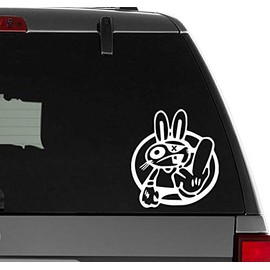 JDM Drift Rabbit F**K Finger Vinyl Decal Sticker for Wall Decor, Windows, Laptop