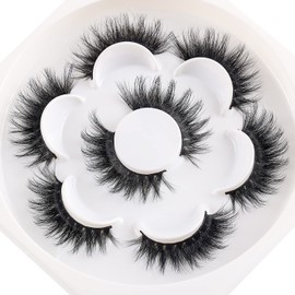 Lashes 20mm Mink Lashes Long Dramatic Full Volume Real 3D Mink False Eyelashes(BHN1)…