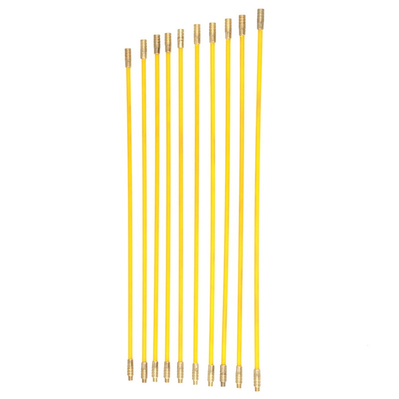 10pcs 4mm Fiberglass Running Wire Cable Electrical Fish Tape Pull