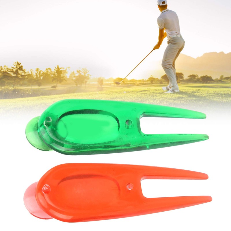 Alvinlite 8pcs Golf Divot Repair Tools, Plastic Golf Pitchforks Golf