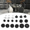 21Pcs Drum Cymbal Felt Pad Non Slip Instrument Accessory Replacement