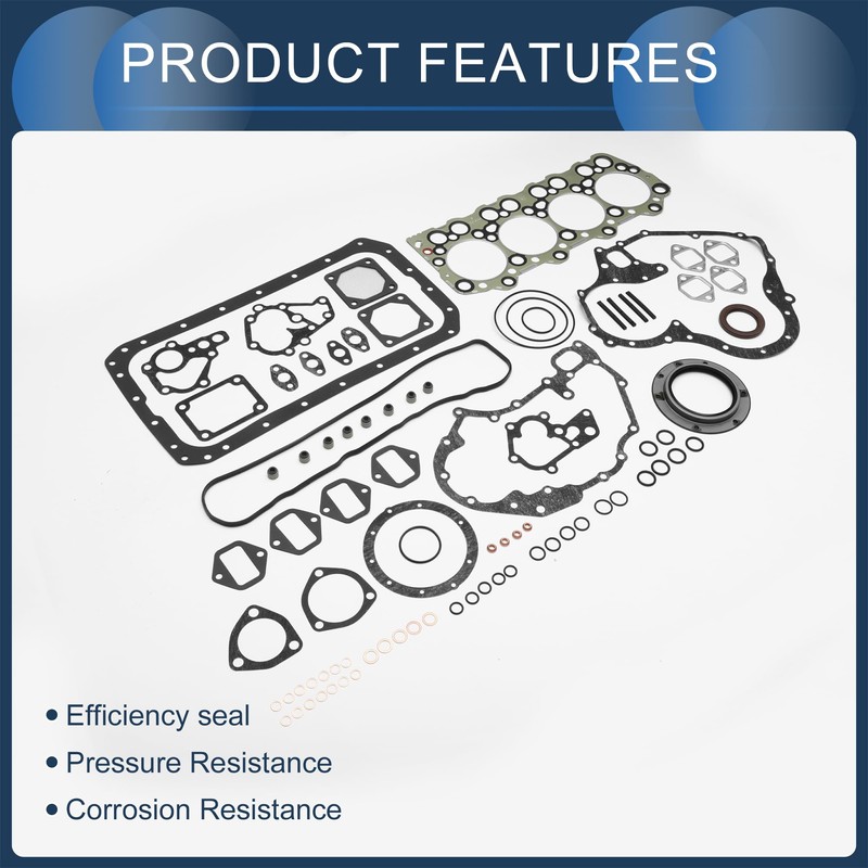 INFINAUTO Cylinder Head Gasket Kit Engine Valve Gasket Set No.ME997273