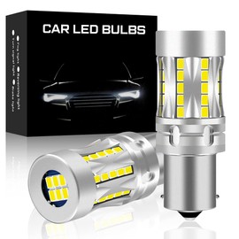 Yifengshun 1156 LED Bulb White, LED Reverse Light Bulb Backup Light Bulb Super Bright, BA15S P21W 1441 1003 LED Bulb Replacement Lamp Interior Lights for Cars, RV(2 Packs)