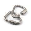 M12 Delta Quick Link 304 Stainless Steel Triangle Carabiner Heavy
