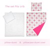 Baby Comfort 4 Piece Duvet Pillow Duvet Cover Pillowcase 80x70
