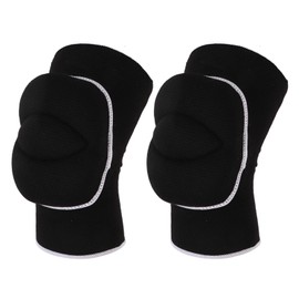 2pcs Sponge Knee Pads Soft Breathable Knee Protector Thickened Knee Support Knee Brace for Dancing Cycling Skiing Sports L