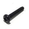 Imperial guitar pickup screws 6-32UNF in Black round head USA