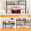 Snughome 31.9" Desk Shelf, Desktop Organizer Shelf, Desk Hutch Dorm,