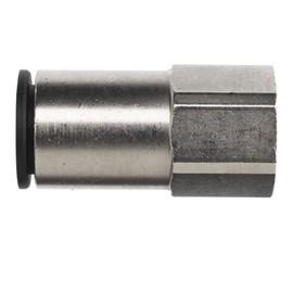 Brennan PCNY2405-04-04 PBT Push-to-Connect Tube Fitting, Adapter, 1/4" Tube OD x 1/4" NPT Female