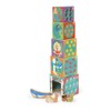 Scratch 276181229 Stacking Tower Pyramid with 3 Wooden Animals Ocean