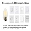 OPALRAY C35 6W LED Candelabra Bulb, 4000K Neutral White Daylight,