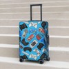 Lukbfall Video Game Controller Pattern Luggage Suitcase Covers Elastic Washable