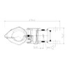 2-5/16" Adjustable Trailer Coupler with Trigger Latch SAE Class IV