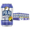 Polar Seltzer Water Blackberry Mango, 12 fl oz cans, 18
