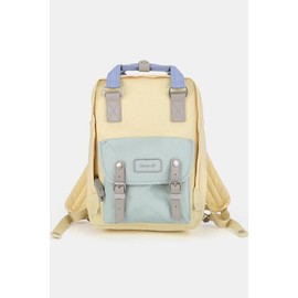 Himawari Contrast Water and Scratch-Resistant Nylon Backpack Bag - Color: Pink, Size: One Size