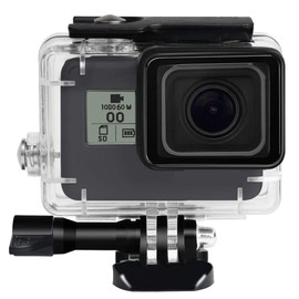 Lupholue Waterproof 60 m Transparent Housing Underwater Housing with Red Filter Compatible with GoPro Hero (2018), GoPro Hero 7 Black, GoPro Hero 6, Hero 6 Black, Hero 5, Hero 5 Black