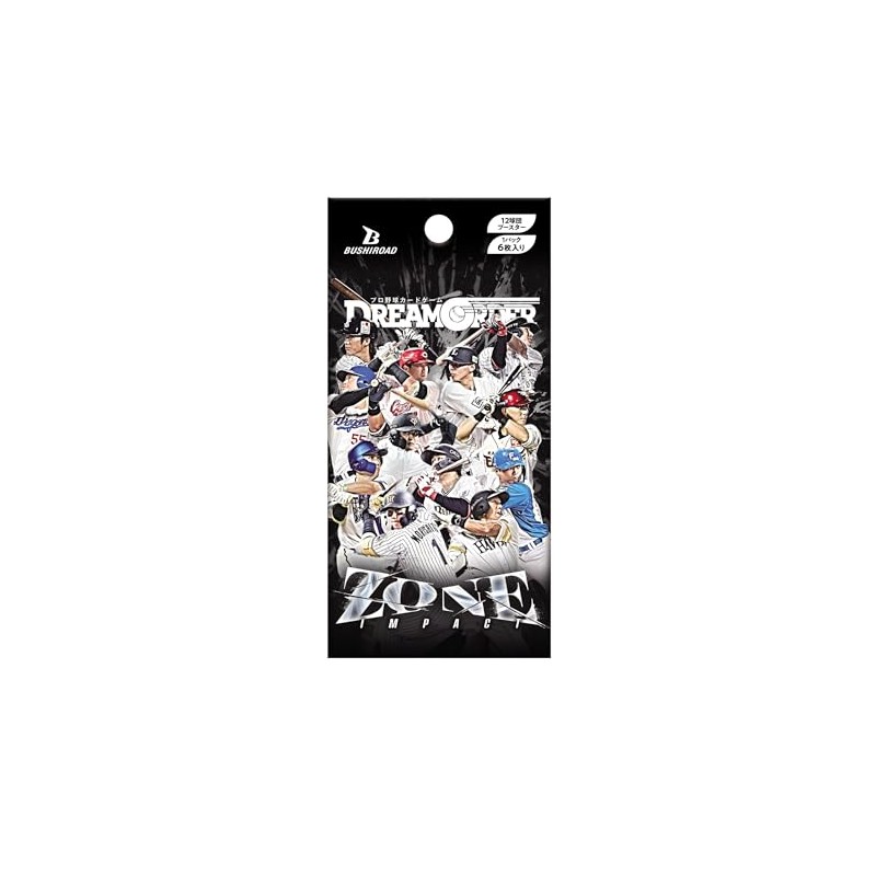 Professional Baseball Card Game DREAM ORDER 12 Team Booster "ZONE