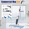 Microfiber mop for Floor Cleaning System, 24" Heavy-Duty Wet Dry