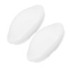MUCKLILY 7.36In Round Twist-On Clip Ceiling Light Shade Covers, 2