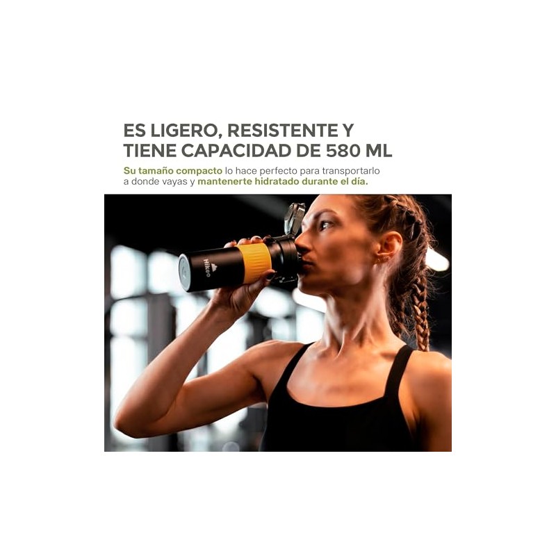 Hikeo Termos para Agua Café y Té 2 Pzas 580
