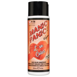 MANIC PANIC Vibrant Neon Orange Color Depositing Conditioner - Love Color Hair Conditioner Keeps Hair Vibrant, Nourished & Refreshed - Formulated with Shea Butter & Quinoa - Orange Crush (8oz)