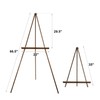 Falling in Art 65" A-Frame Tripod Easel Stand, Wooden Display