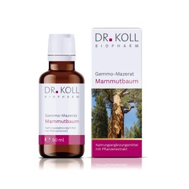 Gemmo-Mazerat Mammutbaum Tropfen von Dr. Koll Biopharm, 50ml | Natürlicher Sprossenextrakt aus den Sprossen des Mammutbaums (Sequoia Gigantea) in Bio-Qualität, vegan & glutenfrei