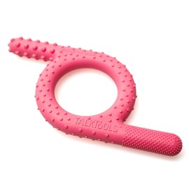 TalkTools Baby Chewy | Oral Motor Sensory Tool for Kids and Toddlers | Therapy Tools to Improve Chewing and Biting (Bumps, Pink)