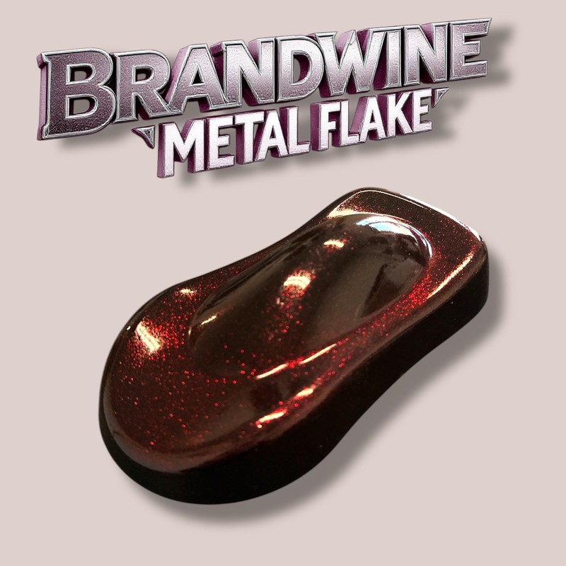 LiME LiNE Brandywine Metal Flake Automotive Basecoat- No Reducer Needed,
