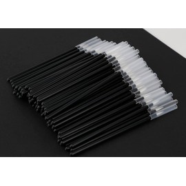 Kittro 100 PCS Disposable Eyeliner Brushes Applicator Cosmetic Eye Makeup Tool Eyebrow Castor Oil Brush