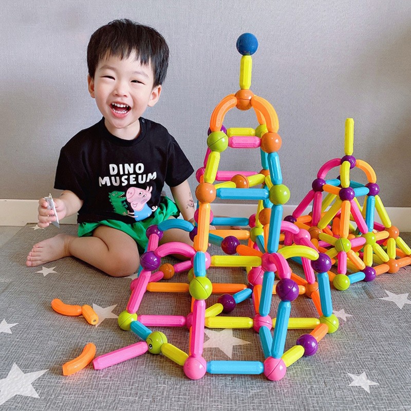 Balls and Rods Set for Kids Building Sticks Set Building