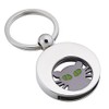 High Quality Keyring with Shopping Trolley Token, cat